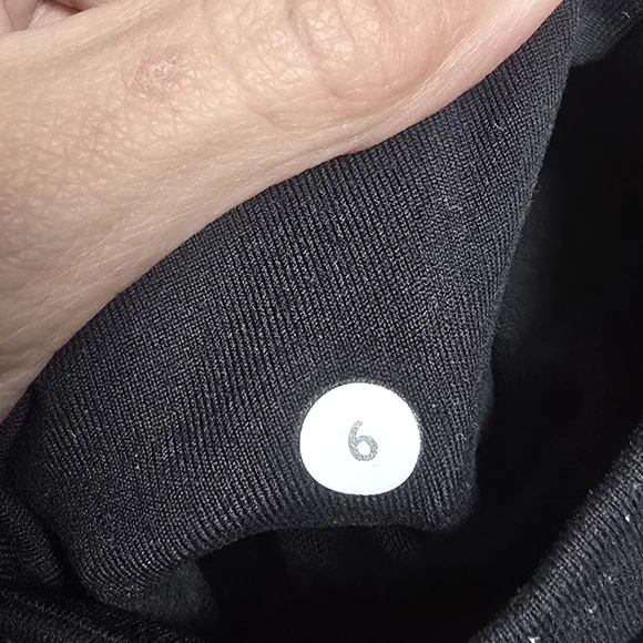 Lululemon Black Wunder Under Metta Mesh Leggings Size 6 - Picture 8 of 9